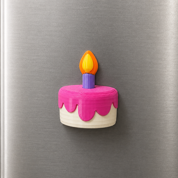 Birthday Cake Fridge Magnet