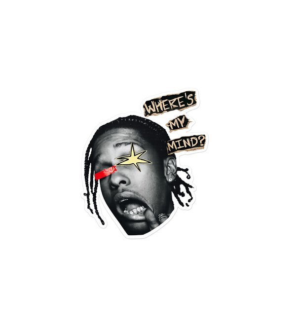 Where's My Mind A$AP Rocky Sticker