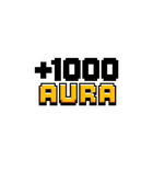+1000 Aura Gaming Sticker