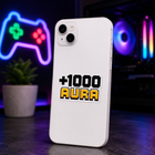 +1000 Aura Gaming Sticker