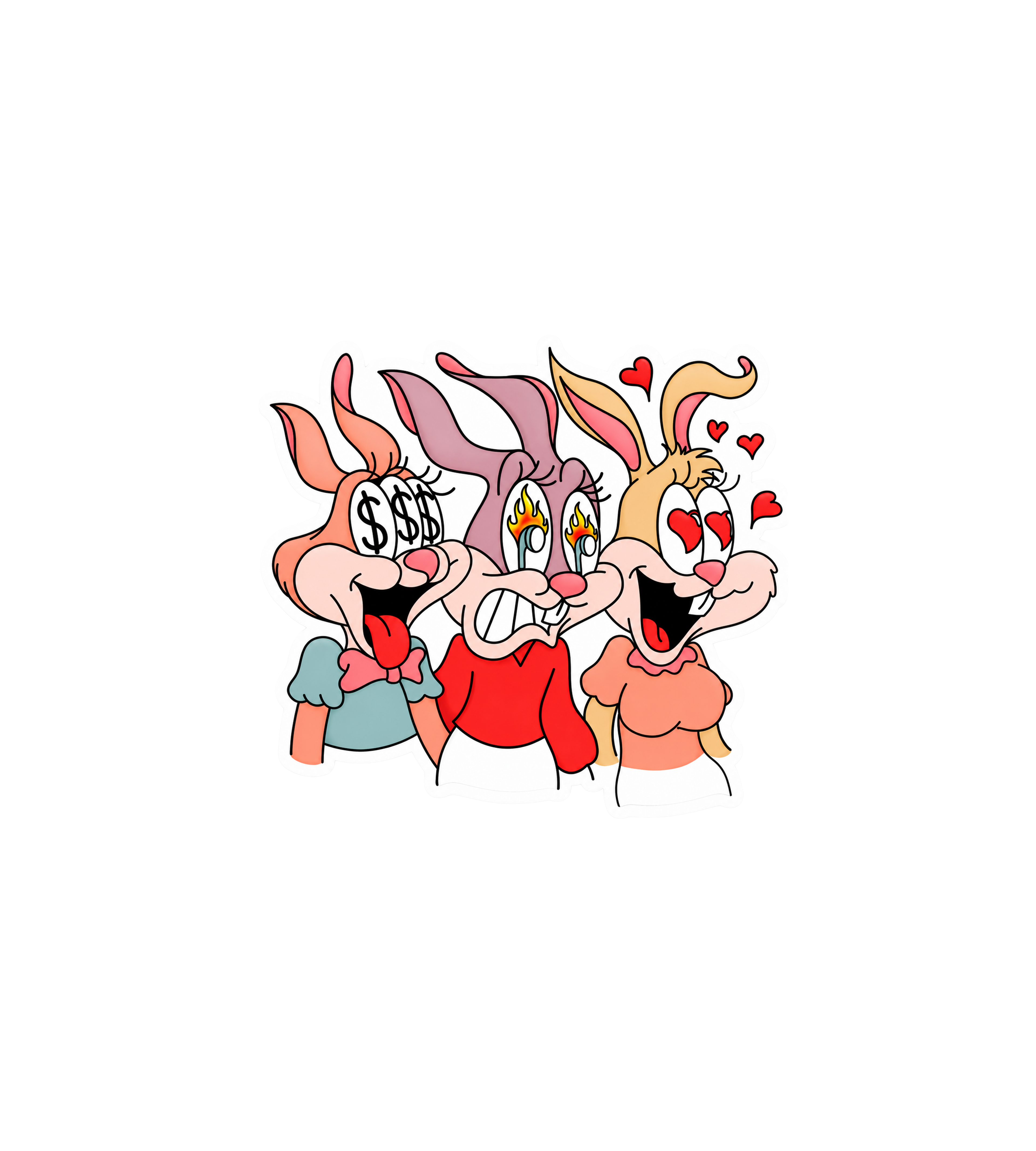 $ome $exy $ongs 4 U Bunny Sticker