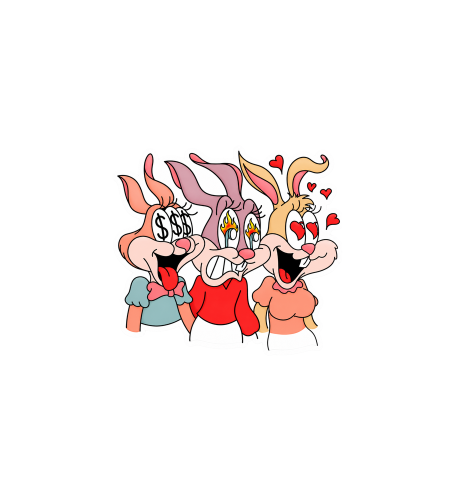$ome $exy $ongs 4 U Bunny Sticker