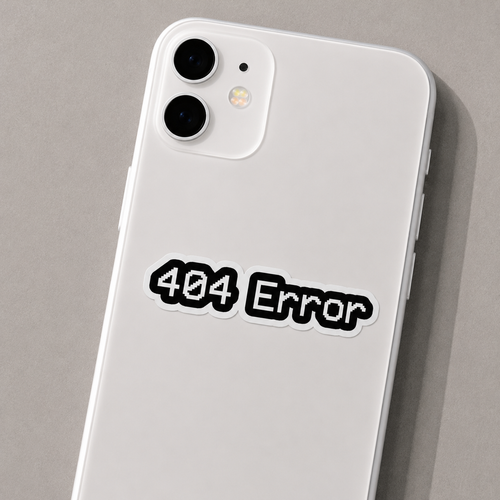 404 Error Sticker