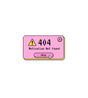 404 Motivation Not Found Sticker