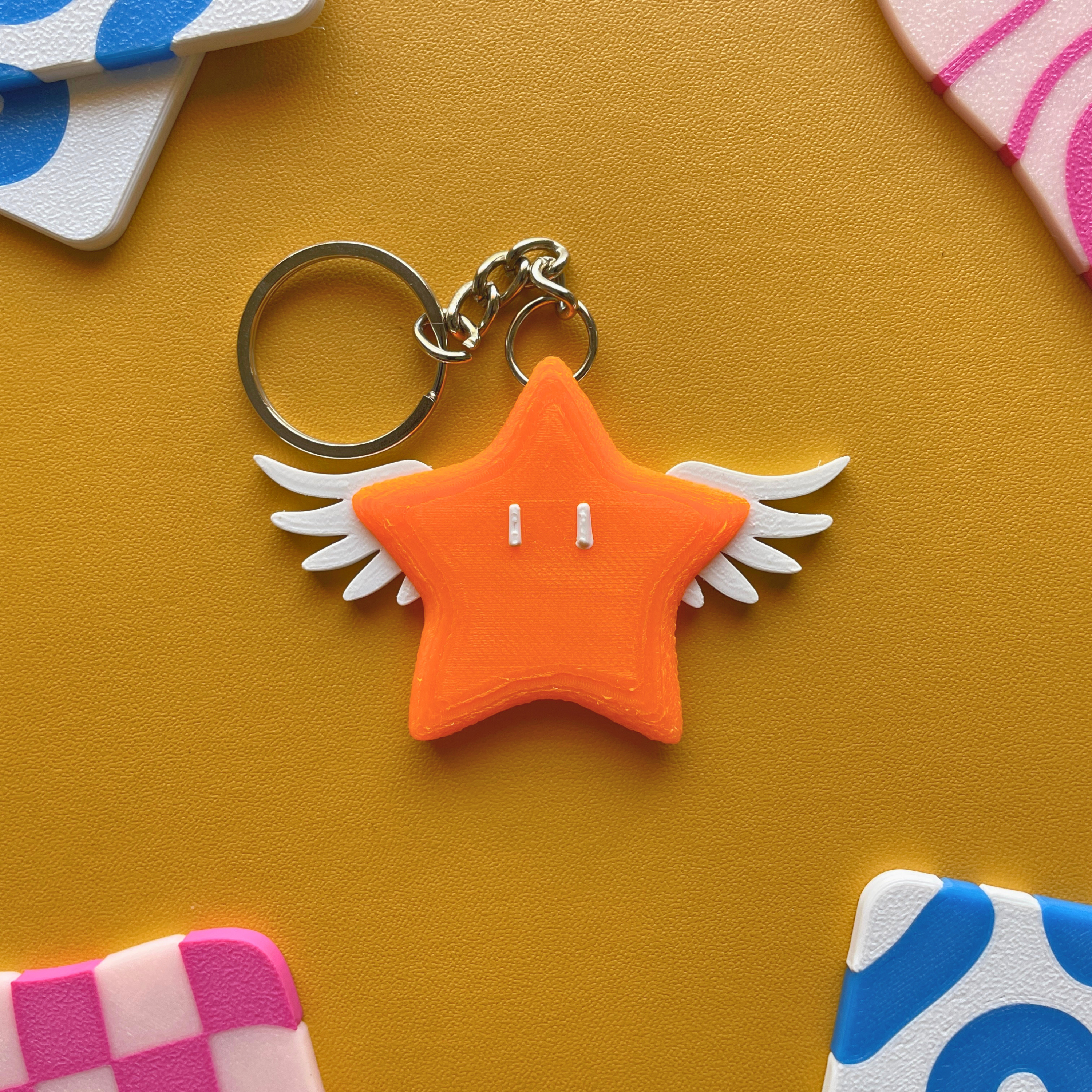 Wing Star Keychain