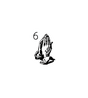 6 God Sticker