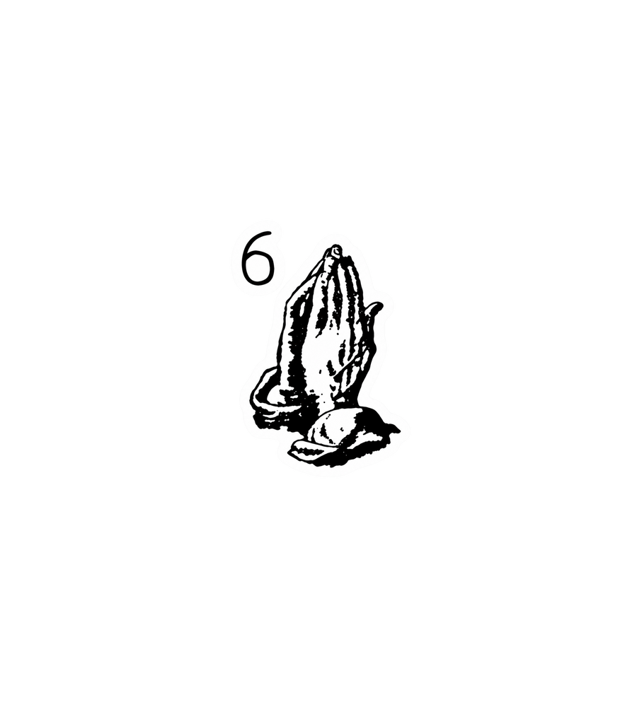 6 God Sticker
