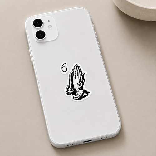 6 God Sticker