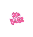 90s Babe Pink Sticker