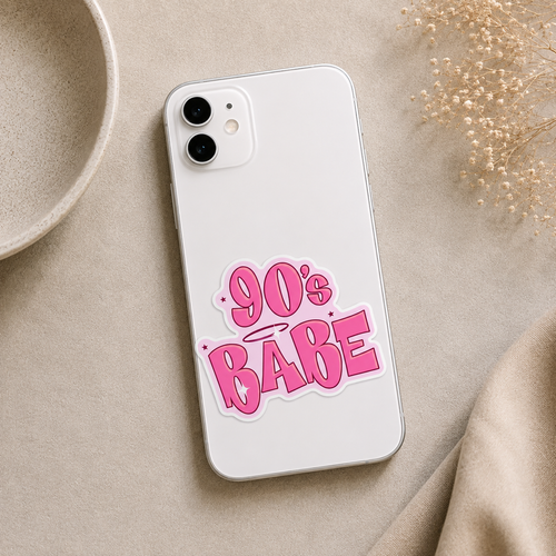90s Babe Pink Sticker