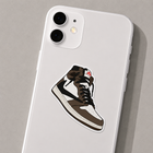 Mocha High Sneaker Sticker