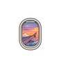 Airplane Window Sunset Sticker