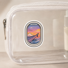 Airplane Window Sunset Sticker