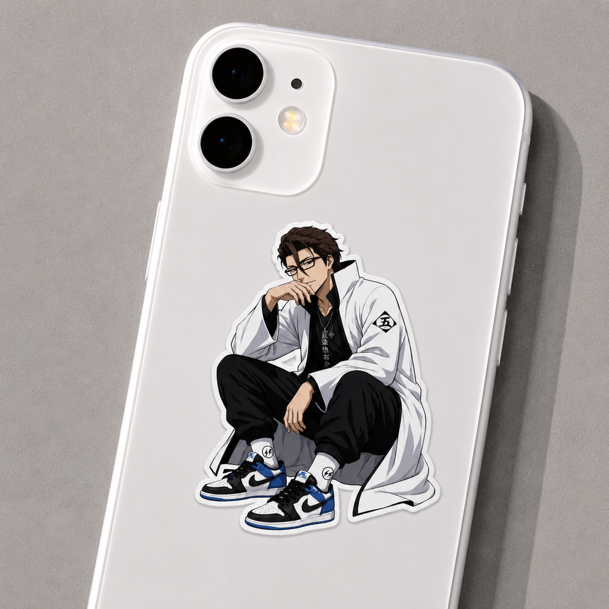 Aizen Fragment Blue Sneaker Sticker
