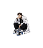 Aizen Fragment Blue Sneaker Sticker
