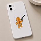 Angry Gingerbread Man Meme Sticker