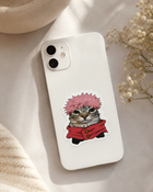 Anime Cat Hero Sticker