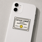 Certified Worrier Sticker