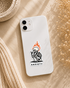 Anxiety Skeleton Meme Sticker