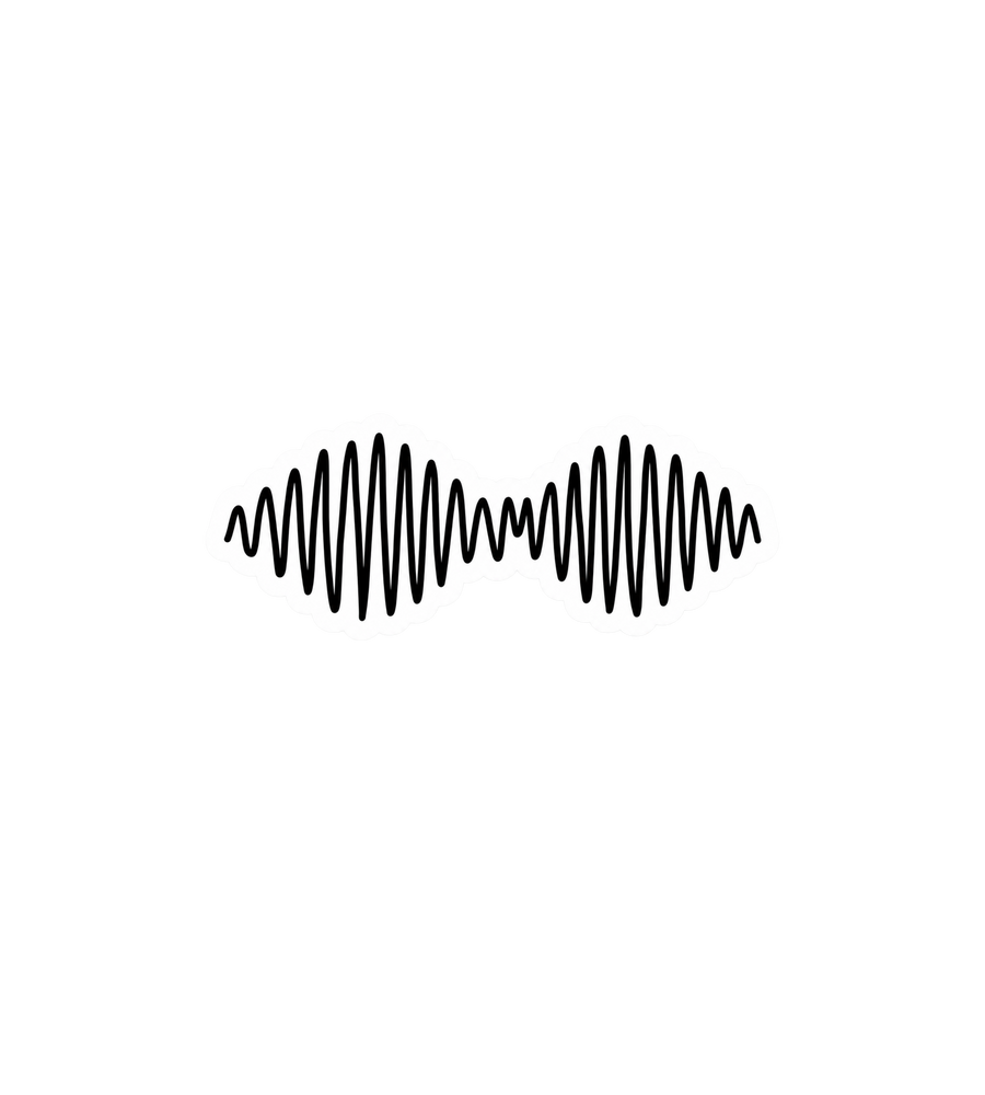 Arctic Monkeys AM Waveform Sticker
