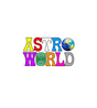 Astro World Retro Typography Sticker