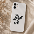 Baby Angel With Gun Sticker