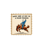 Bad Bunny Horse Riding Sticker