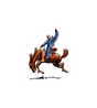Bad Bunny Horse Sticker