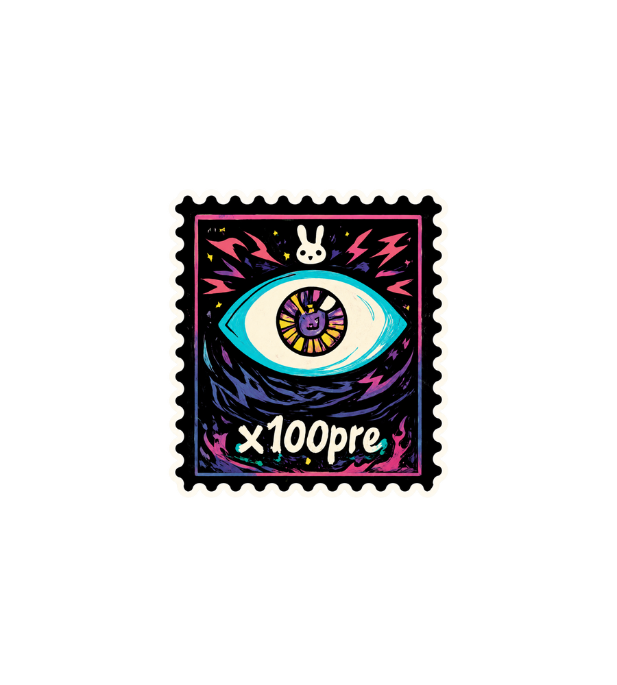 Bad Bunny X100PRE Album Sticker