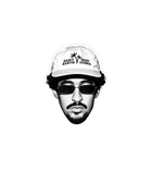 Bad Bunny Halftone Sticker – Saint Barth Graphic Sticker