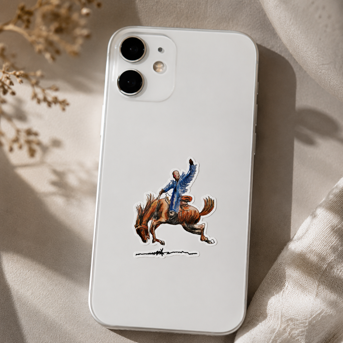 Bad Bunny Horse Sticker