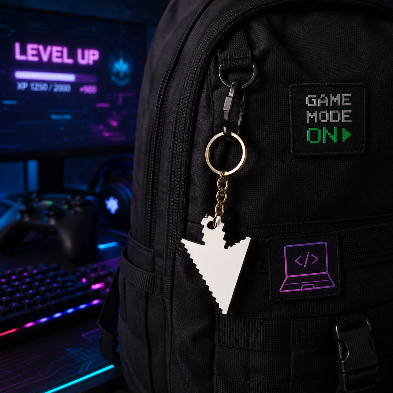 PIXEL POINTER Keychain