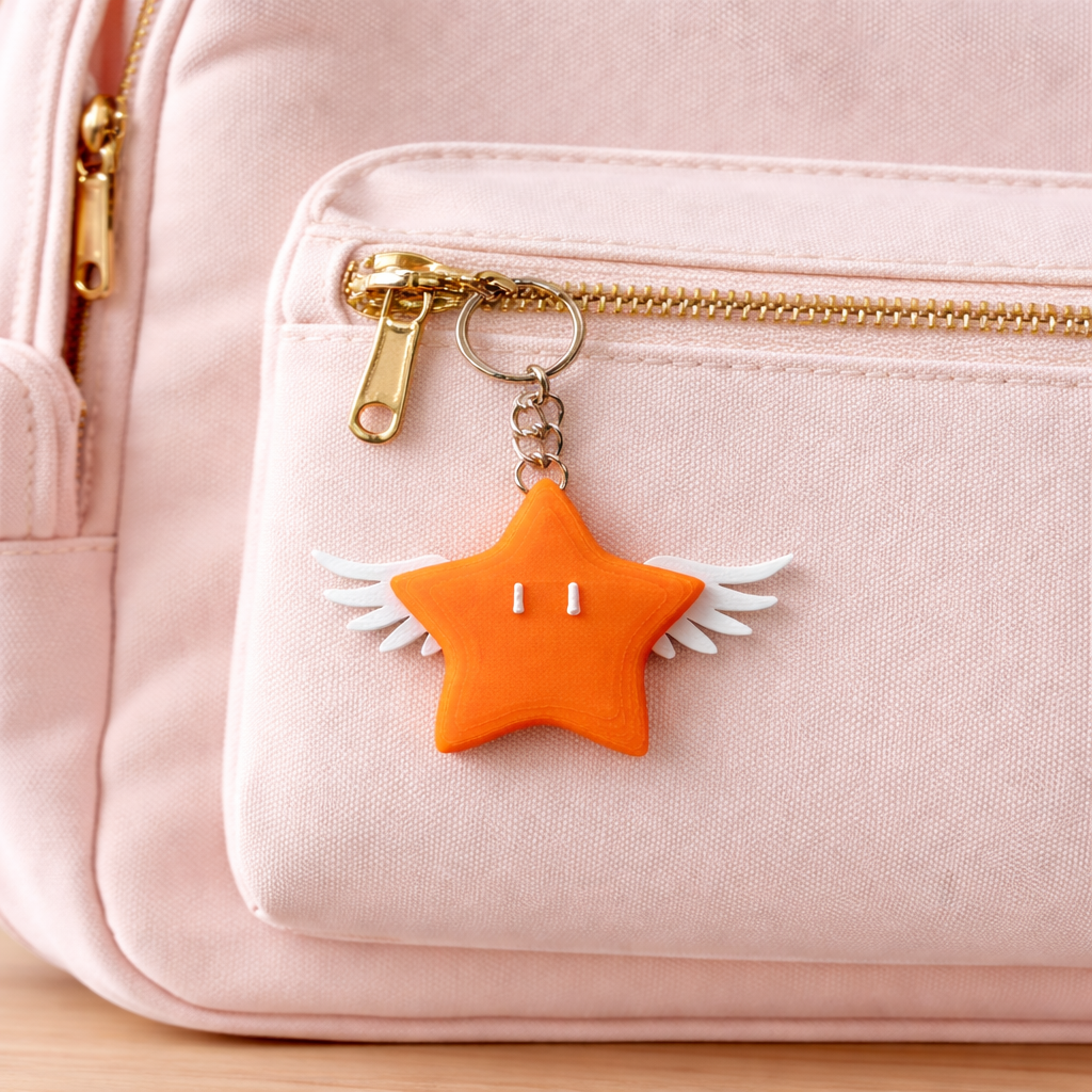 Wing Star Keychain