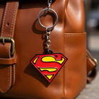Superhero Shield Keychain