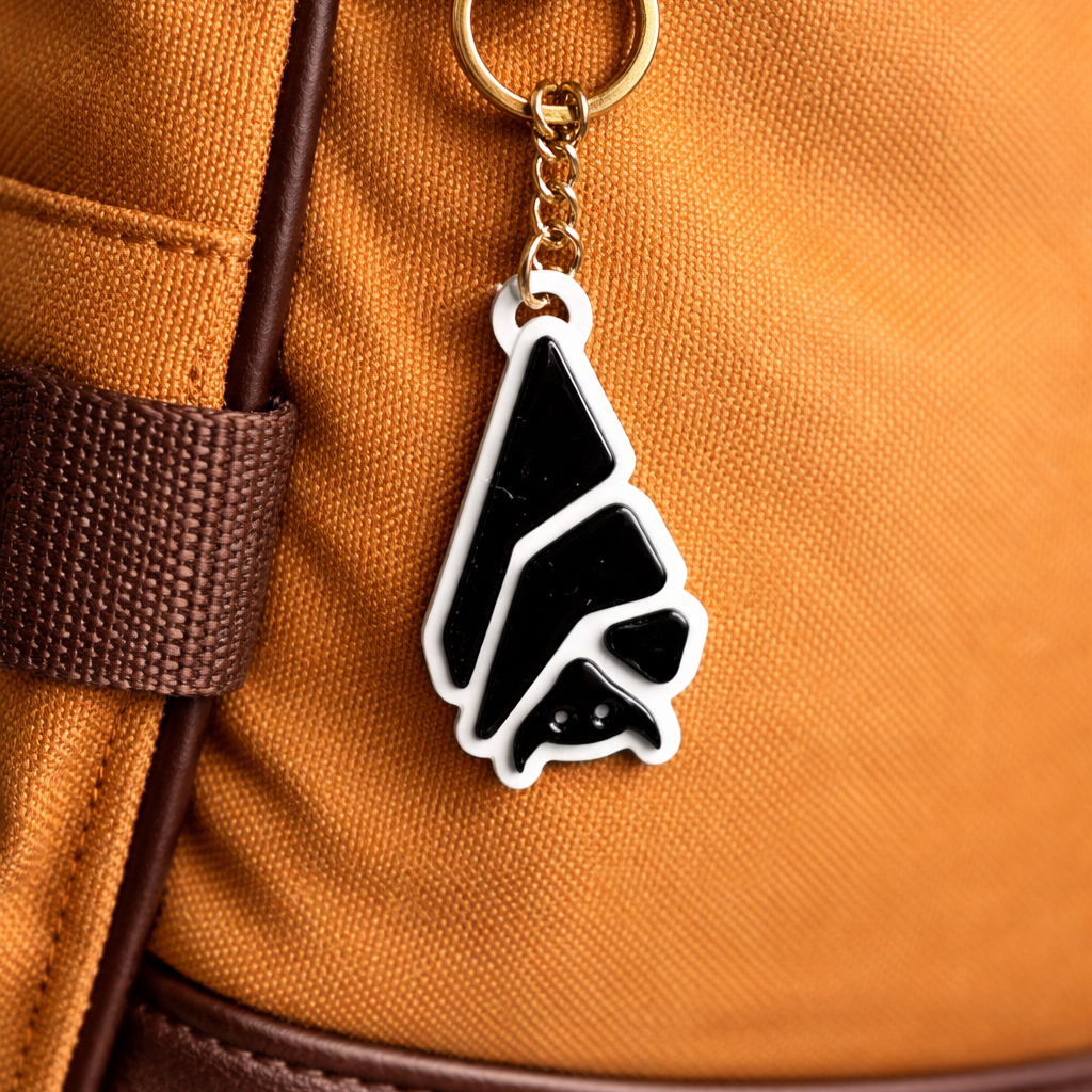 Black Bat Keychain