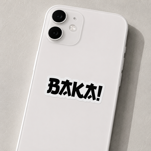 Baka! Japanese Anime Sticker
