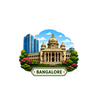 Bangalore Landmarks Sticker