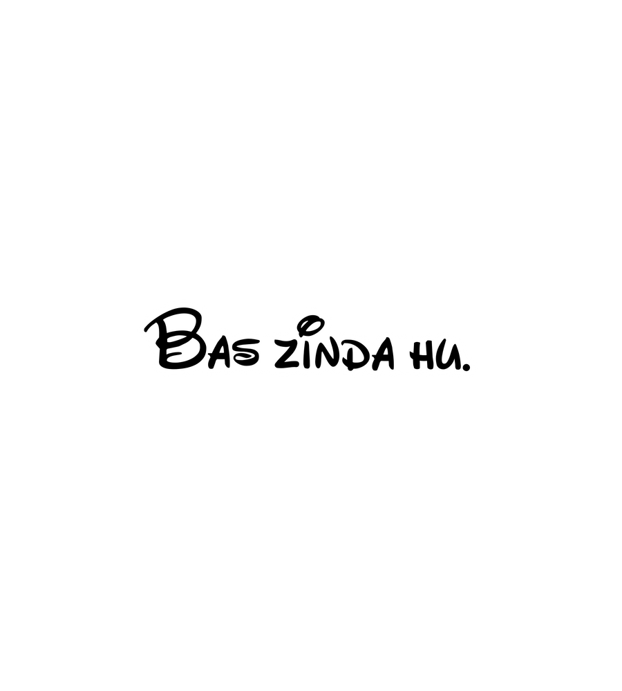 Bas Zinda Hu Sticker