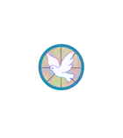 Mosaic Dove Sticker