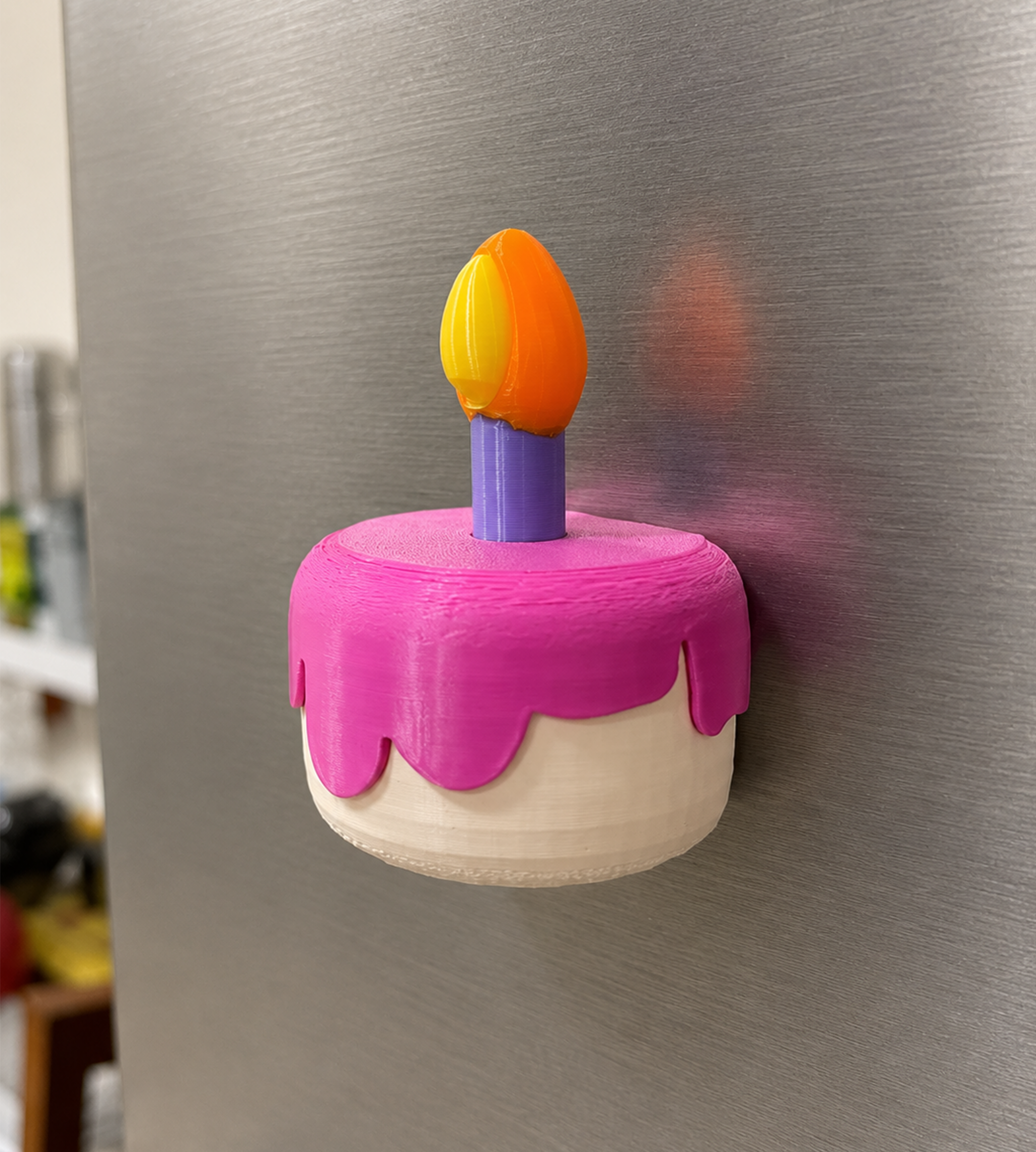 Birthday Cake Fridge Magnet