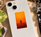 Blade Runner Orange Sunset Sticker