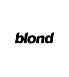 Blond Album Typography Sticker