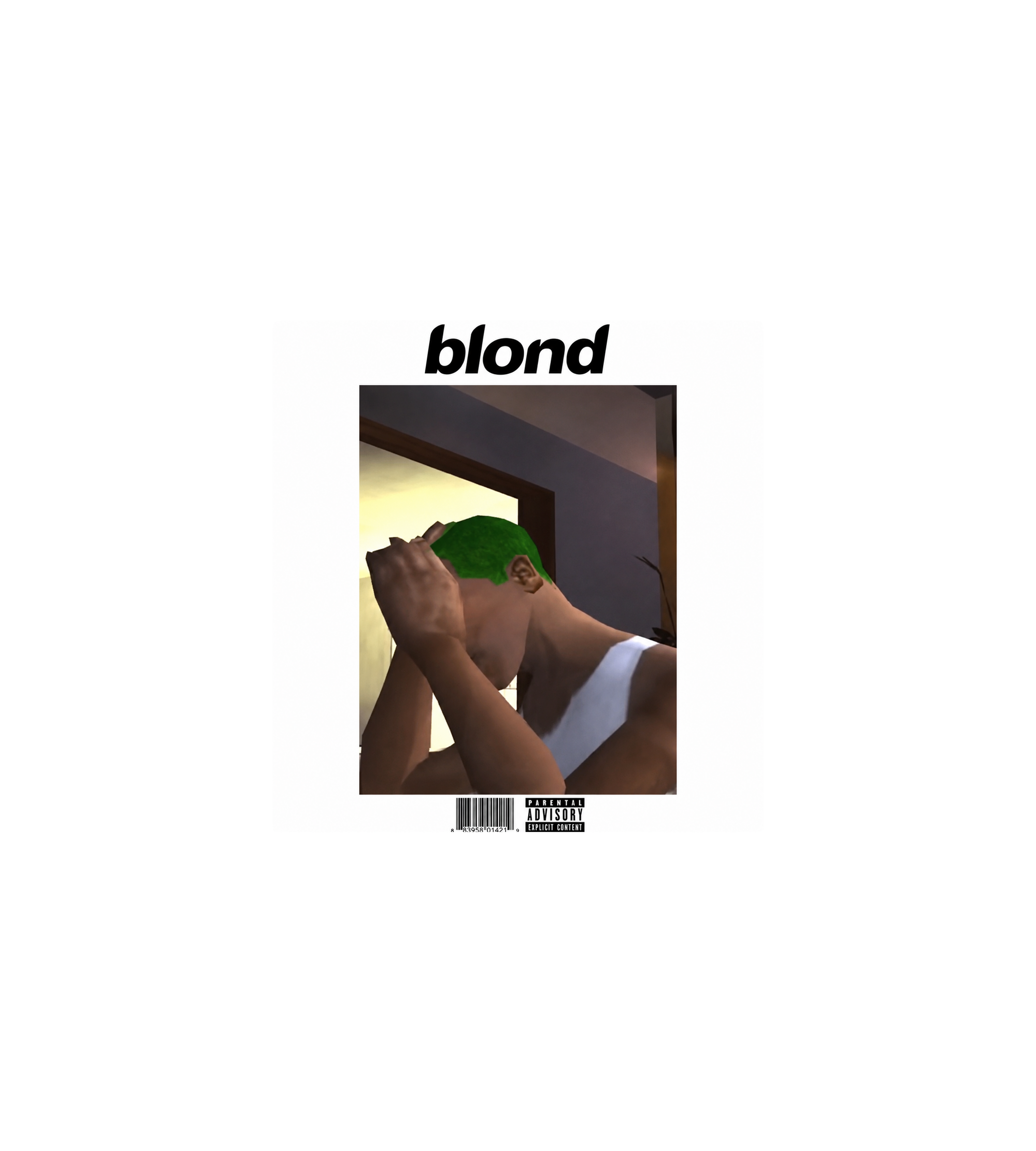 Blond CJ Meme Sticker