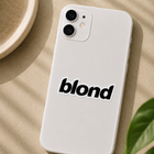 Blond Album Typography Sticker