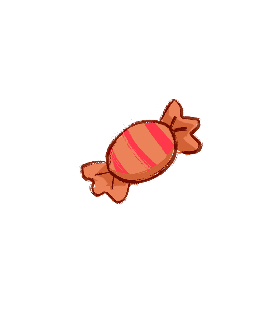 Halloween Candy Sticker