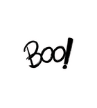 Boo! Sticker