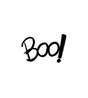 Boo! Sticker