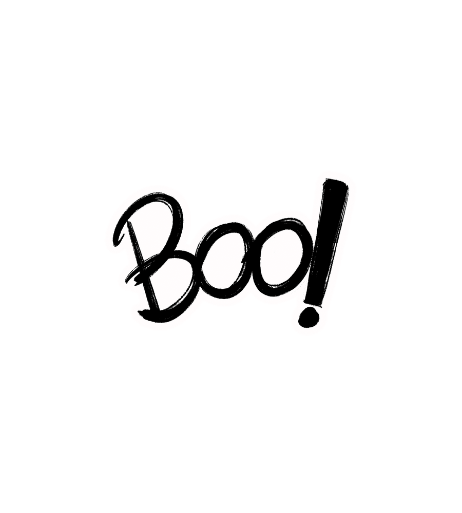 Boo! Sticker
