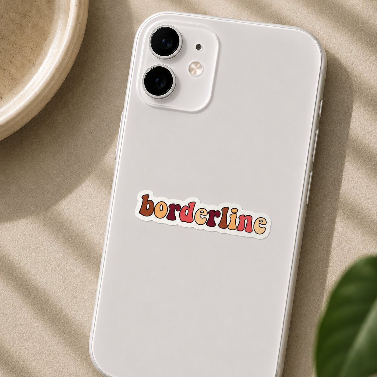 Borderline Aesthetic Sticker
