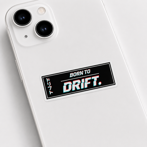 Born To Drift Sticker